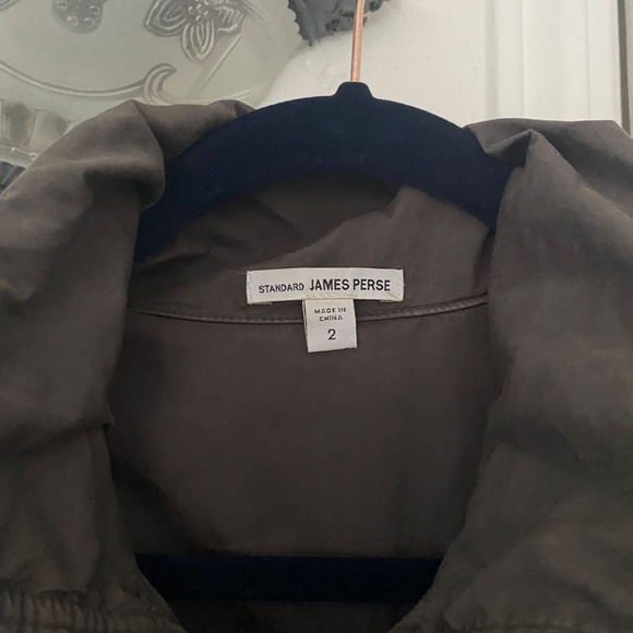 FLASH SALE James Perse utility jacket with removable hood sz 2 - Picture 5 of 5